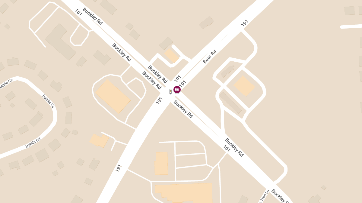 Collision with Injuries on Bear Rd at Buckley Rd