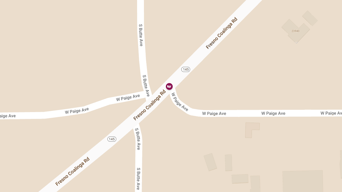 Collision with Injuries on Hwy 145 near Paige Ave
