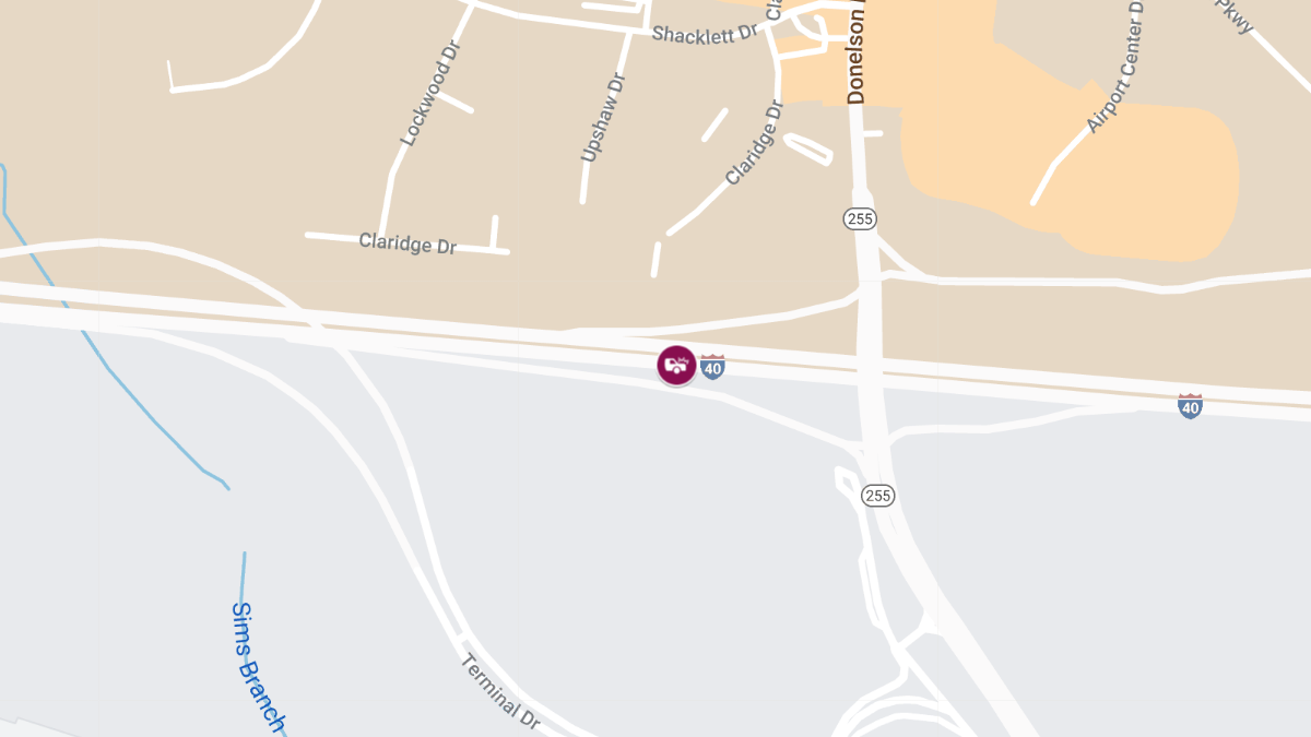 Collision with Injuries on I-40 E at MM 219.0