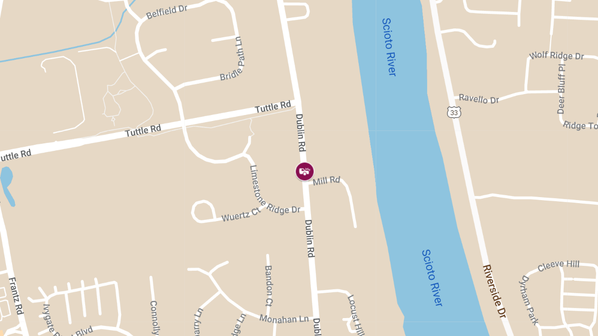Collision with Injuries on OH-315 S at Dublin Rd