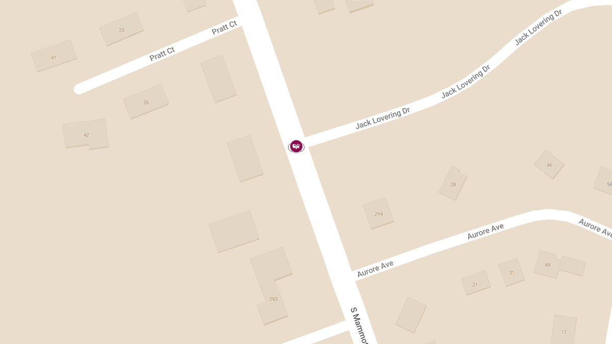 Collision with Injury at S. Mammoth Rd & Jack Lovering Dr