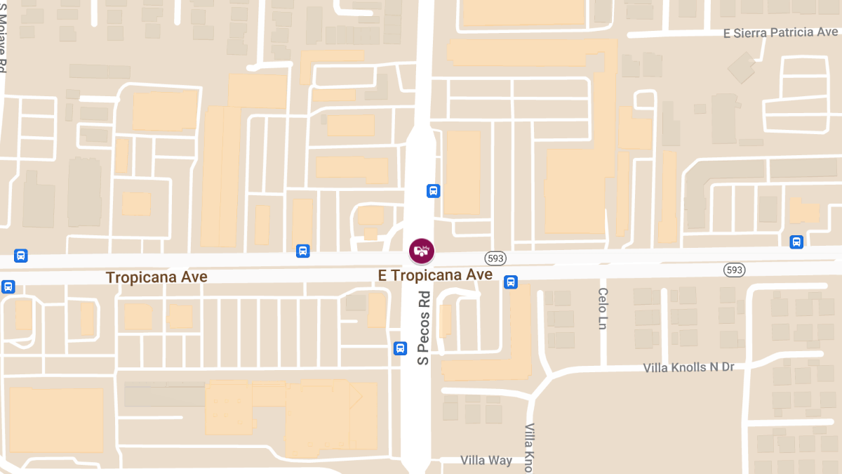 Colllision at E Tropicana Ave & S Pecos Rd Causes Injuries