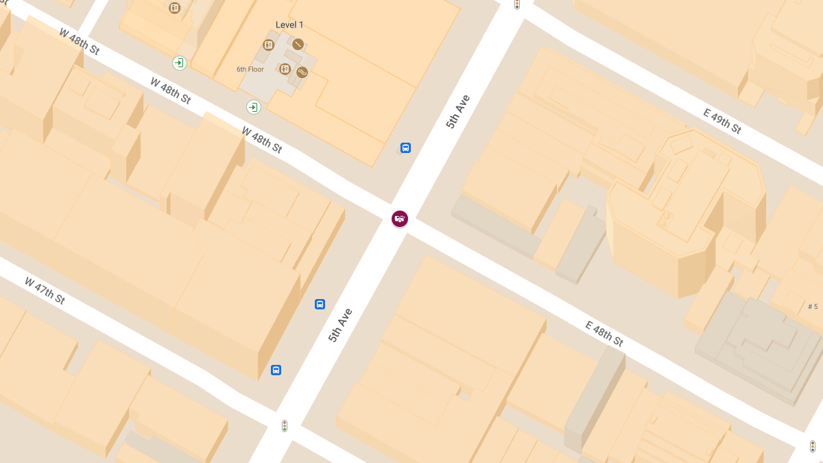 Crash Reported With Injuries at W 48th St & 5th Ave