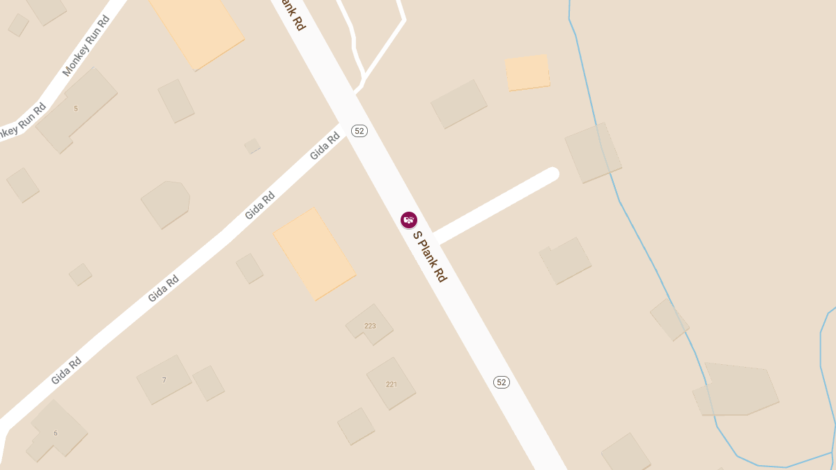 Crash With Injuries at 225 South Plank Rd