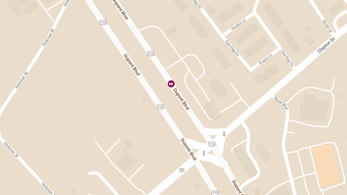 Crash With Injuries at 31037 SB Dupont Blvd - North of Clayton St