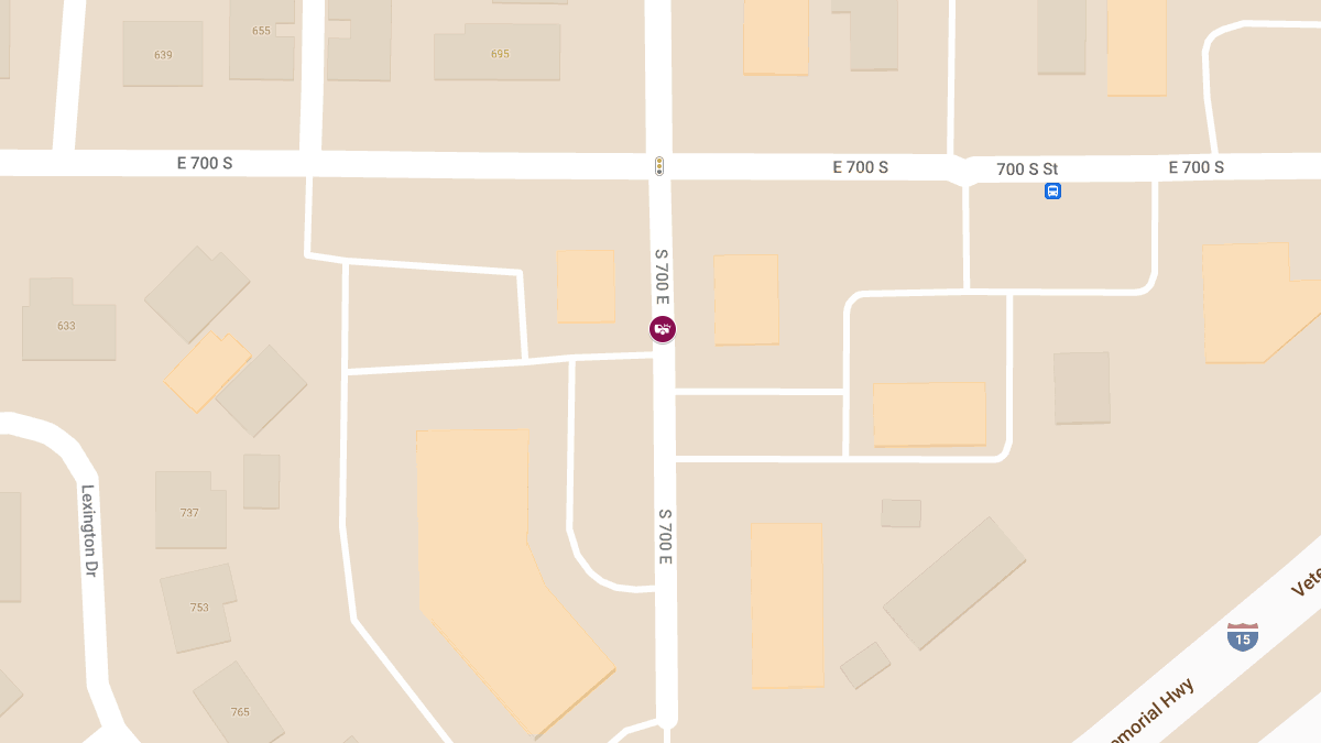 Crash With Injuries at 640 E 700 South