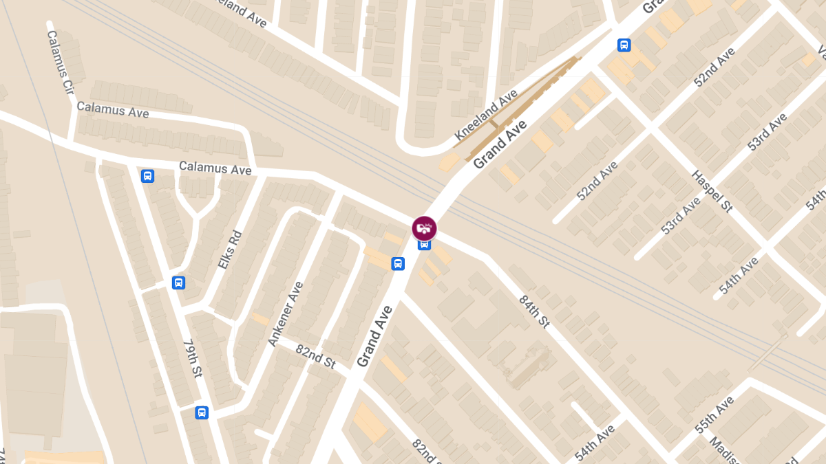 Crash With Injuries at 84th St & Grand Ave
