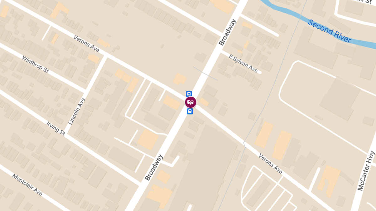 Crash With Injuries at Broadway & Verona Ave