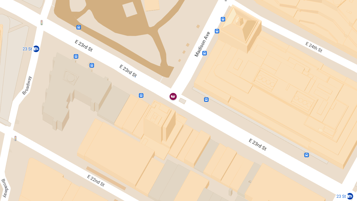 Crash With Injuries at E 23rd St & Madison Ave