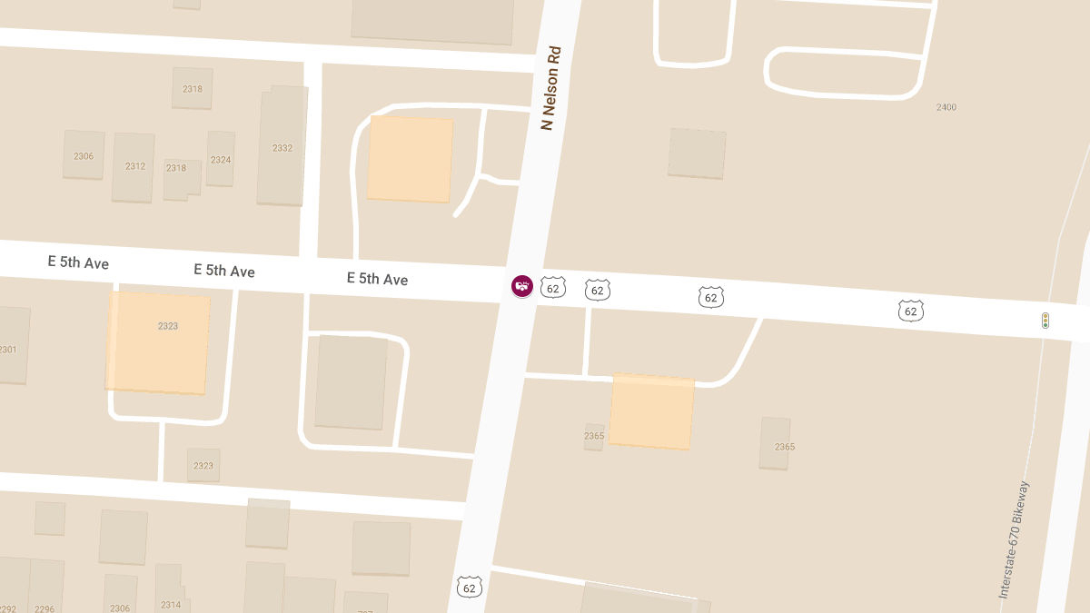 Crash With Injuries at E 5th Ave & N Nelson Rd