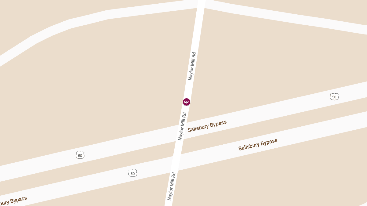Crash With Injuries at Naylor Mill Rd Near Salisbury Bypass