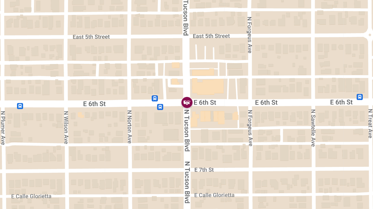 Crash With Injuries at Tucson Blvd & 6th St