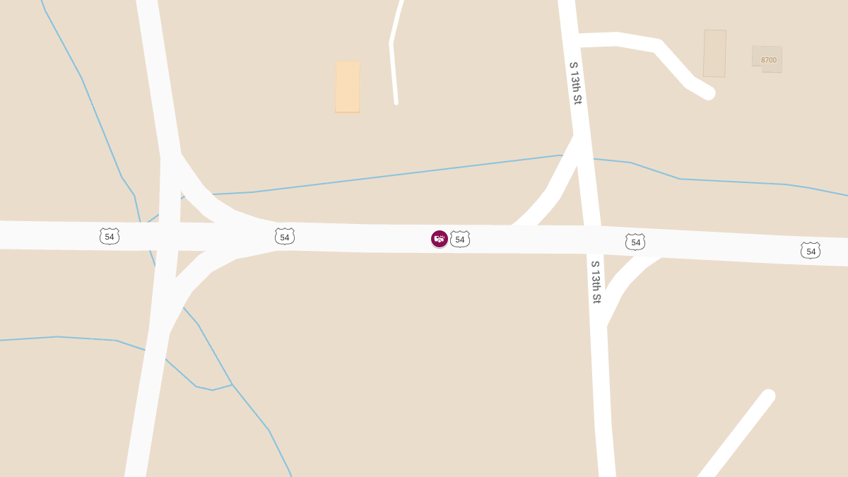 Crash With Injuries on US Highway 54 East of Collins