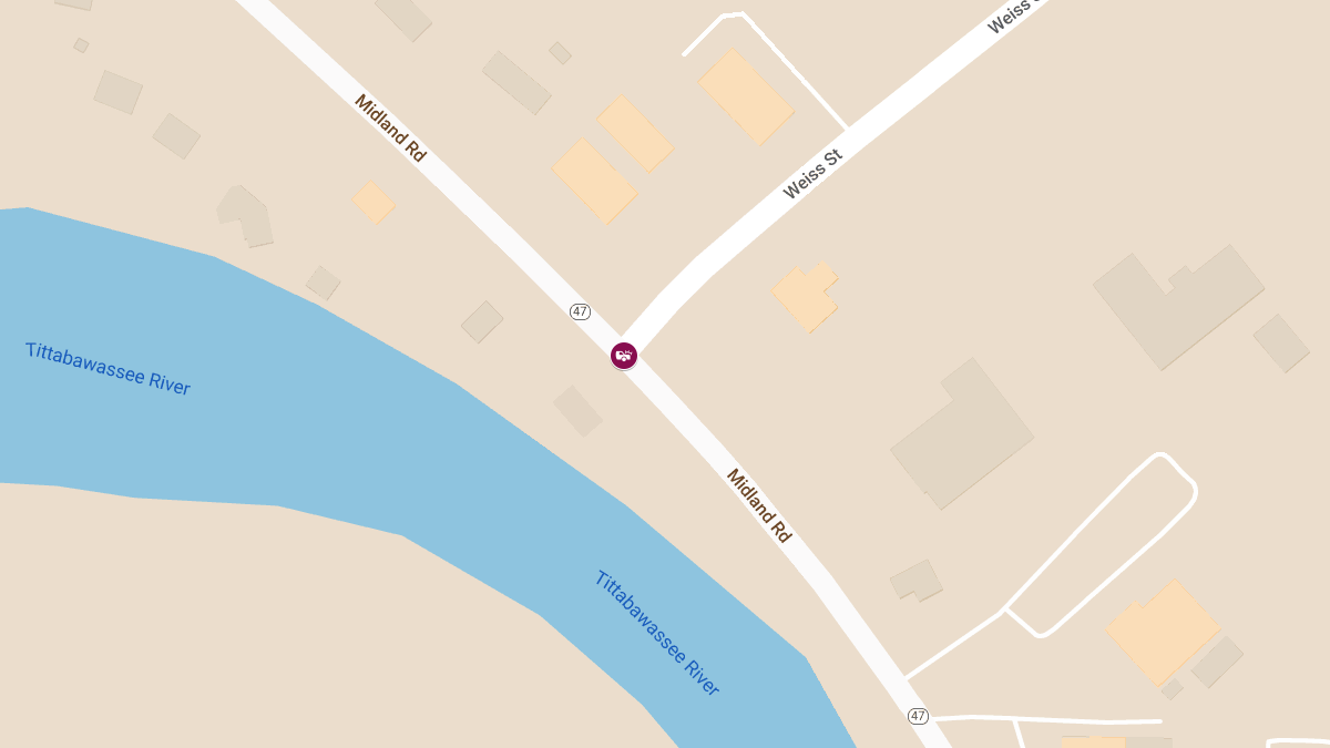 Crash With Injury at Midland Rd and Weiss St