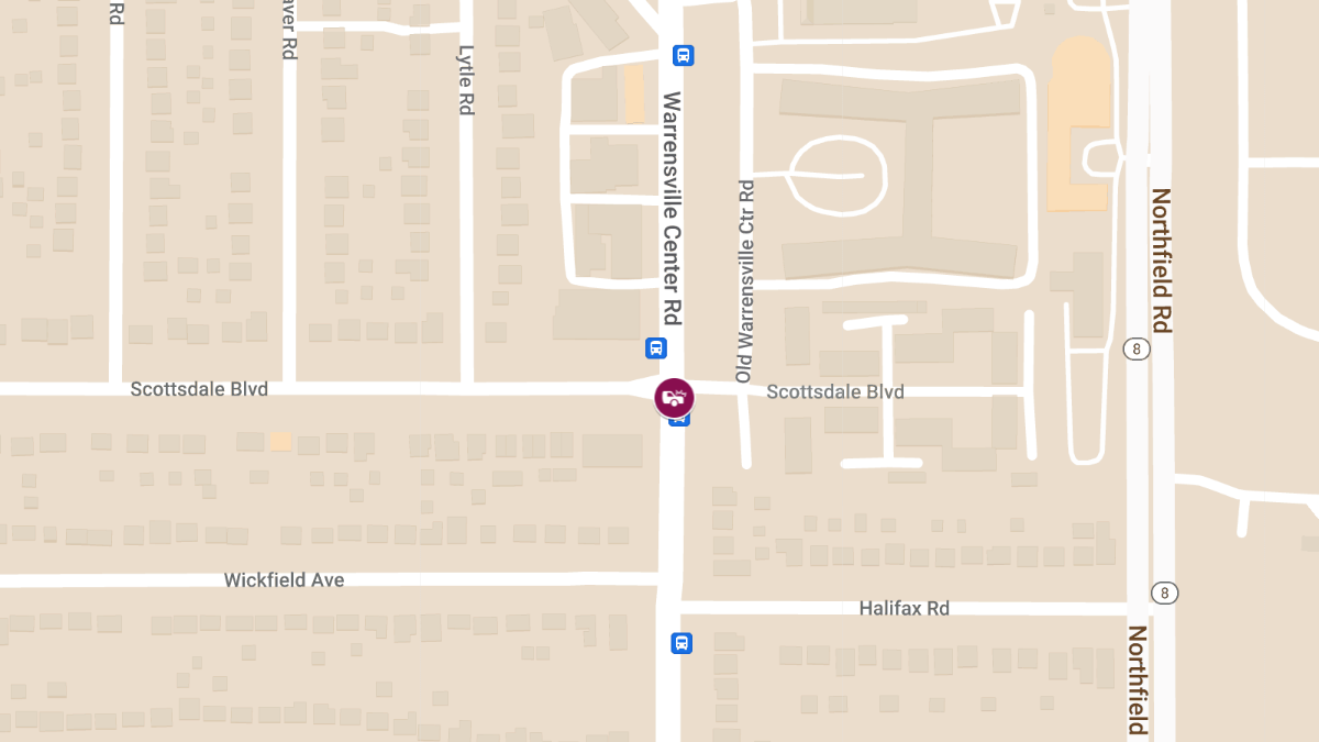 Crash With Injury at Warrensville Center Rd & Scottsdale Blvd
