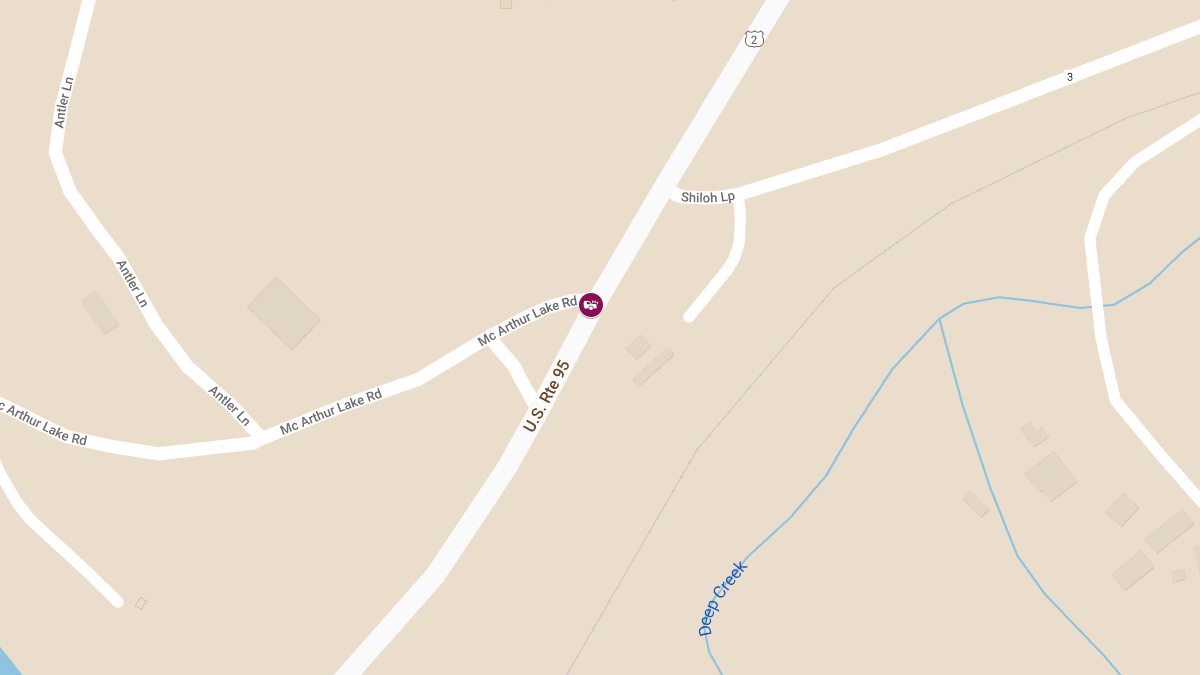 Crash and Secondary Collision on Hwy 95 at McArthur Lake Bridge