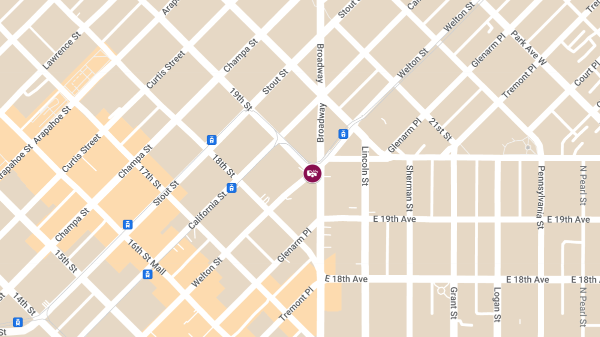 Crash at 19th St & Welton St with Injuries