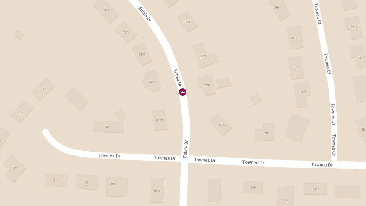 Crash at 5319 Eulala Dr Causes Injuries