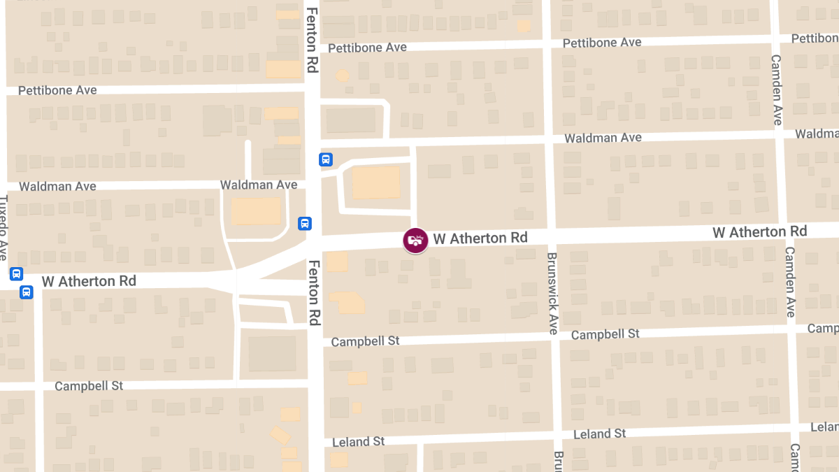 Crash at 980 W Atherton Rd
