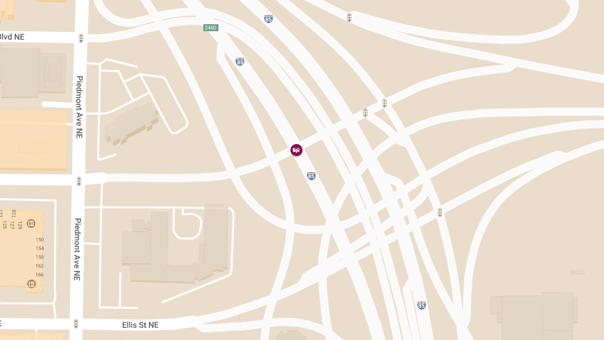 Crash at Andrew Young International Blvd NE & I-75 S Causes Injuries