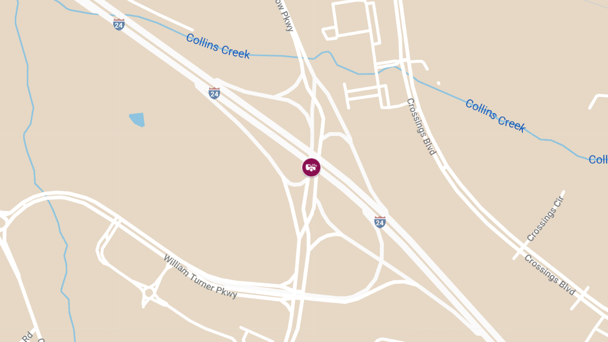 Crash at Exit 60 I24 E (Hickory Hollow Pkwy Exit) Causes Injuries