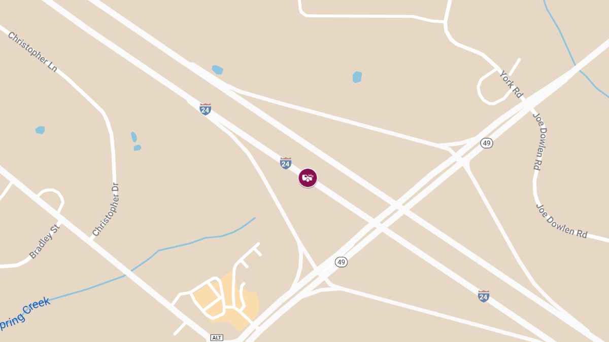 Crash at MM 54.4 I-24 E Leads to Injuries