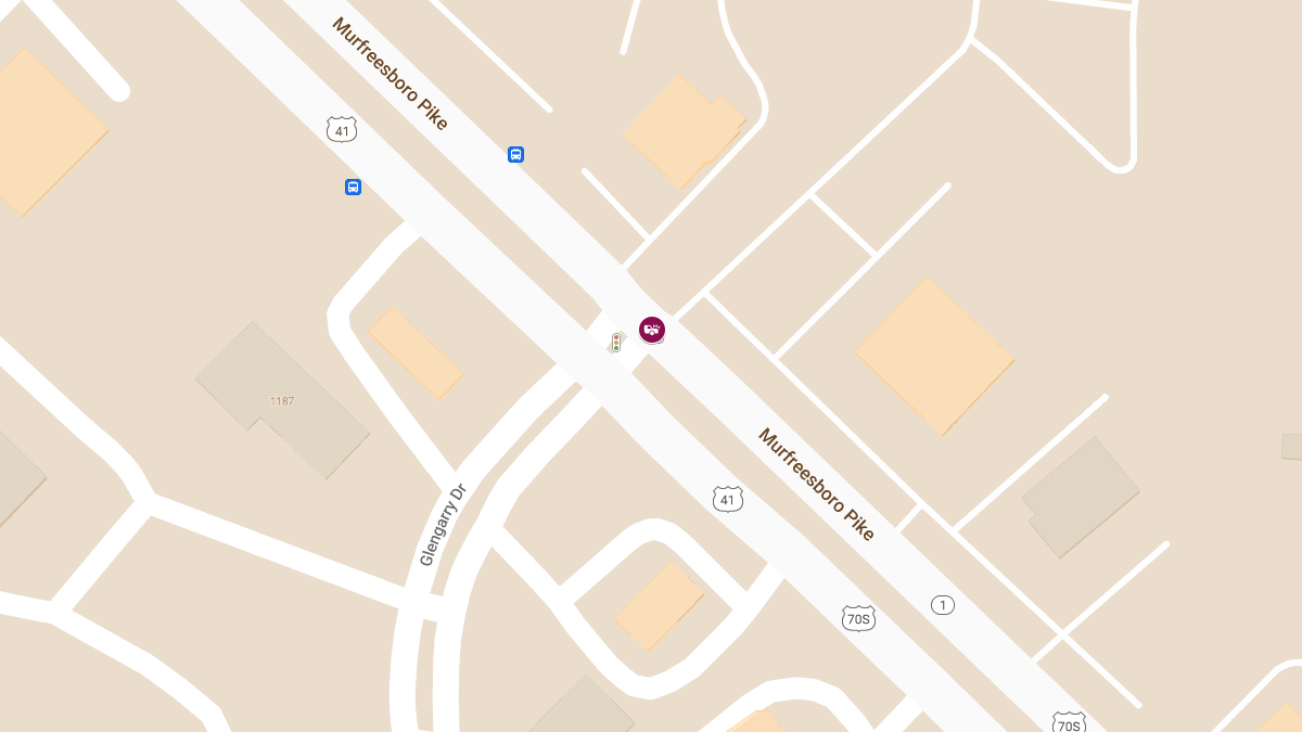 Crash at Murfreesboro Pike & Glengarry Dr Causes Injuries