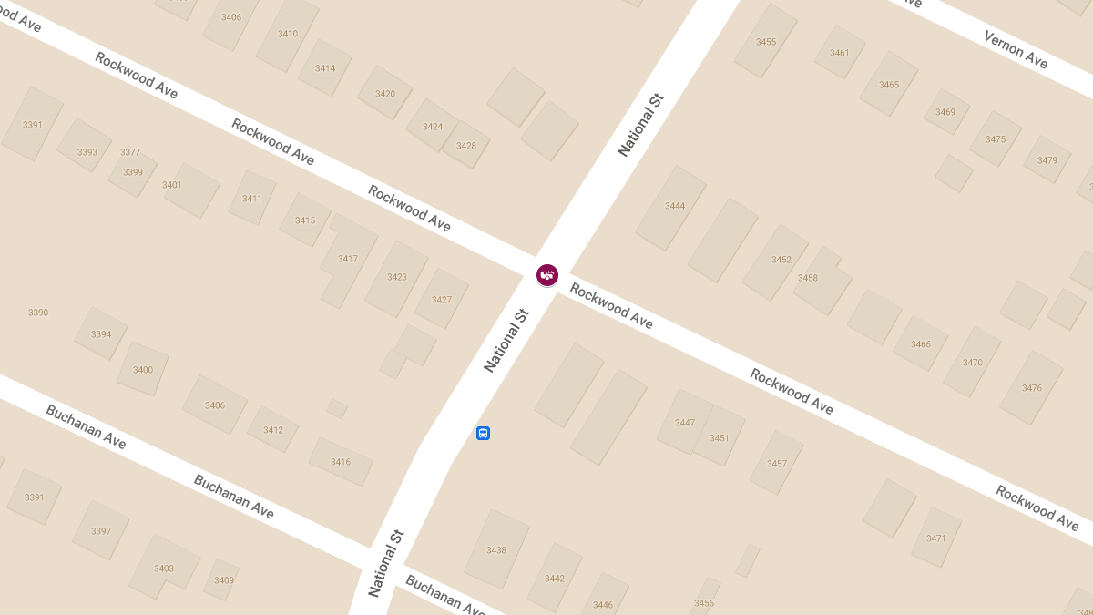 Crash at National St & Rockwood Ave Leaves One Dead, Two Injured