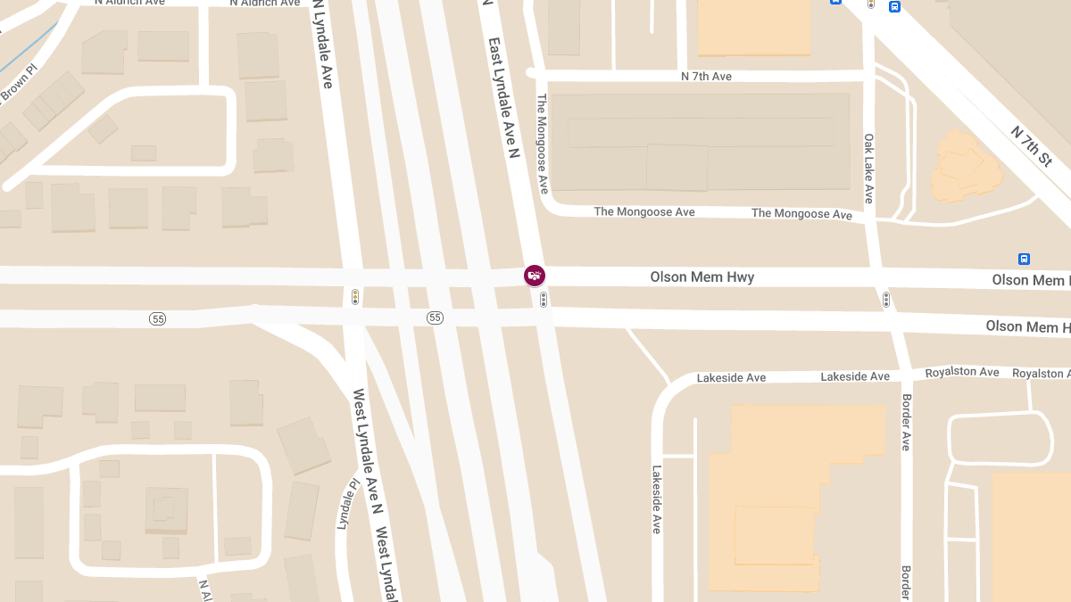 Crash at Olson Memorial Hwy & E Lyndale Ave N Causes Injuries