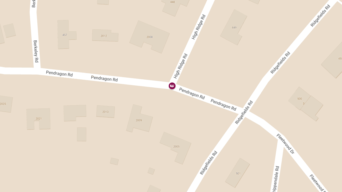 Crash at Pendragon Rd & Highridge Dr Causes Injuries