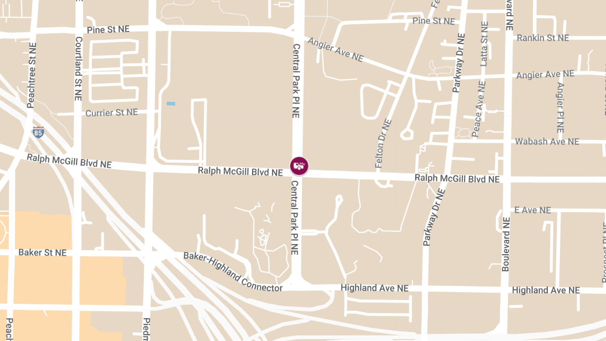 Crash at Ralph McGill Blvd NE & Central Park Pl NE Leads to Injuries