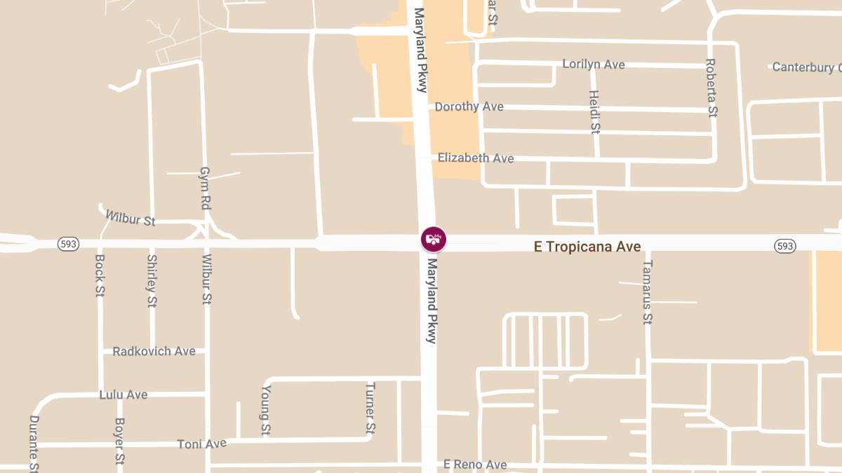 Crash at S Maryland Pkwy & E Tropicana Ave Causes Injuries