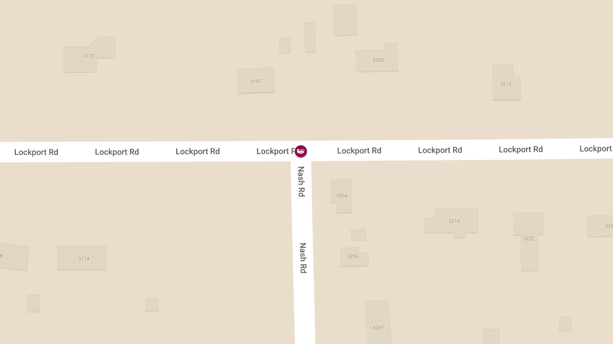 Crash at Shawnee Lockport Rd & Nash Rd