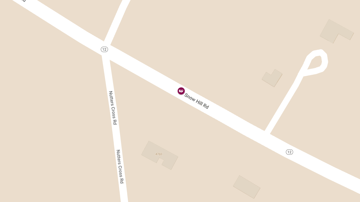 Crash at Snow Hill Rd & Nutters Crossing Results in Injuries