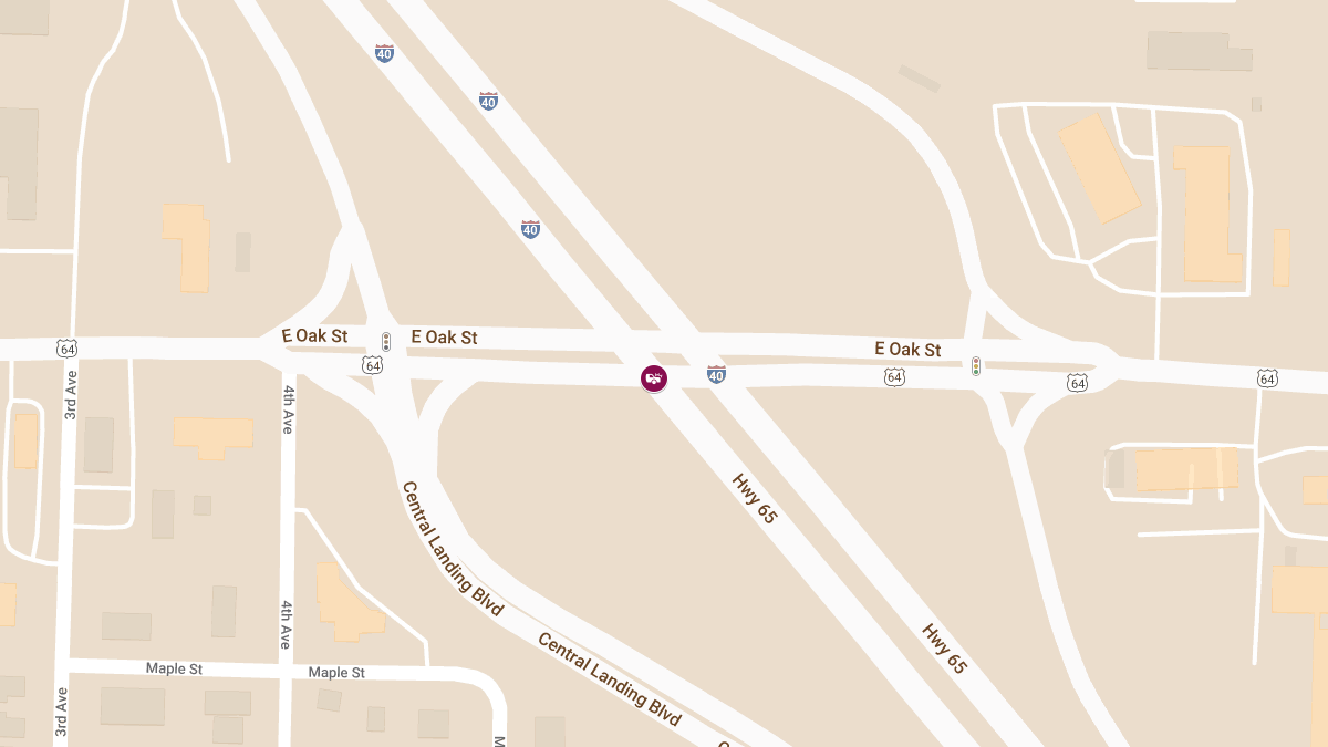 Crash on Hwy 64 EB 2.5 Miles East of I-40 Causes Injuries