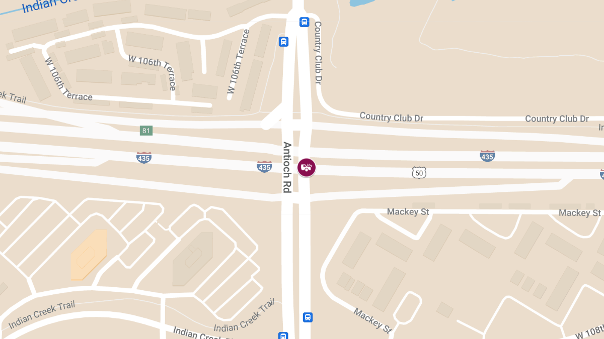 Crash on I-435 at Antioch Rd Claims One Life