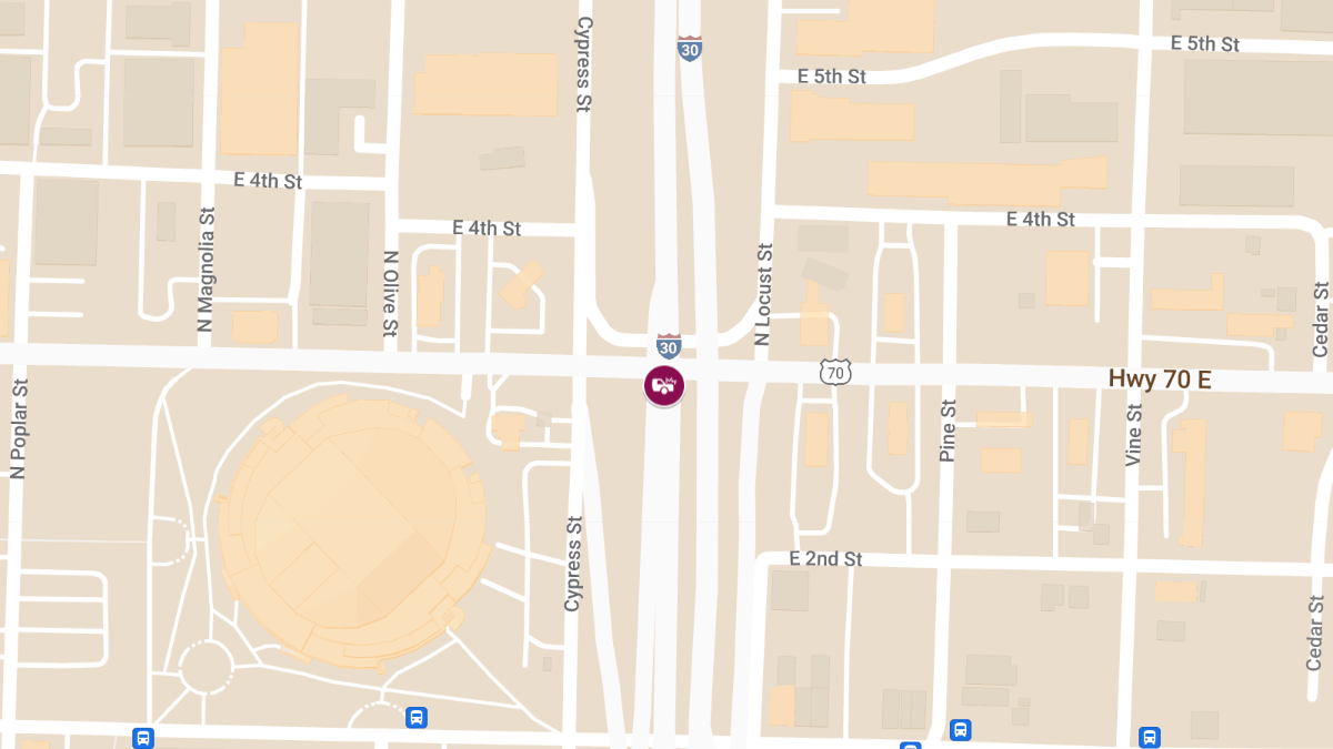Crash on U.S. Highway 70 West of I-30 Leads to Injuries