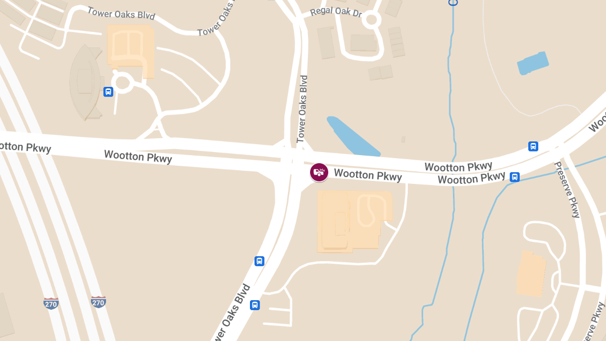 Crash with Entrapment on Wootton Pkwy Near Tower Oaks Blvd