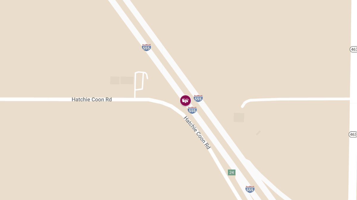 Crash with Injuries Reported on NB I-555 Near Mile Marker 35.3
