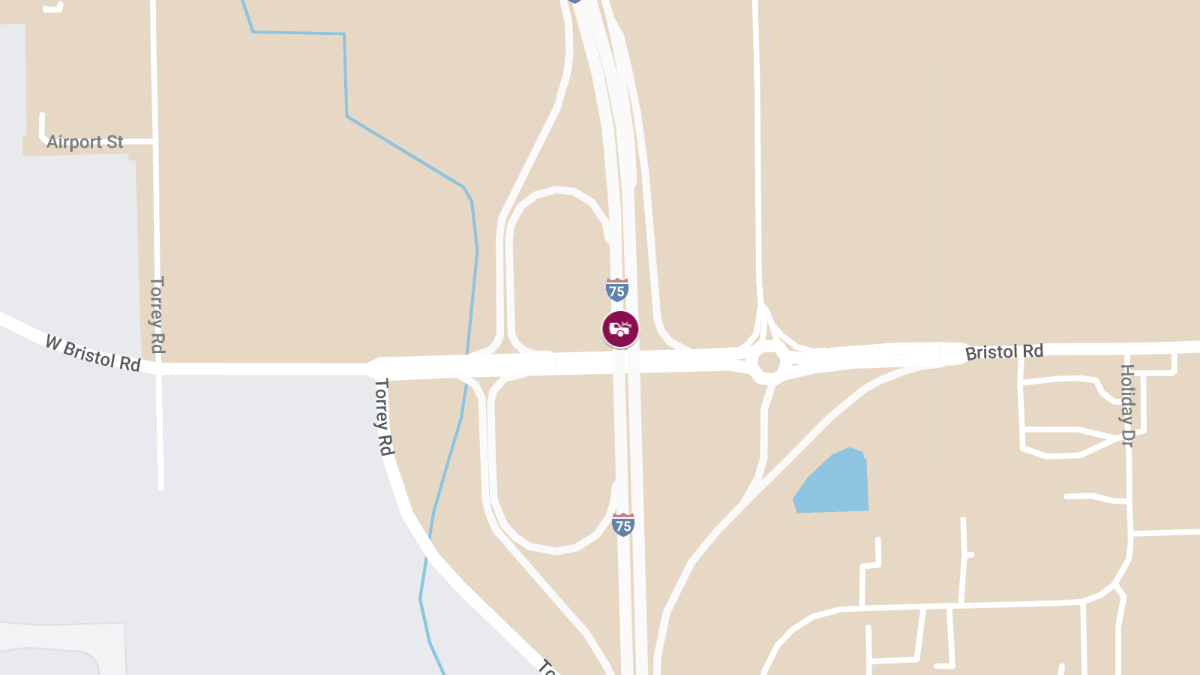 Crash with Injuries Reported on NB I-75 Near W Bristol Rd