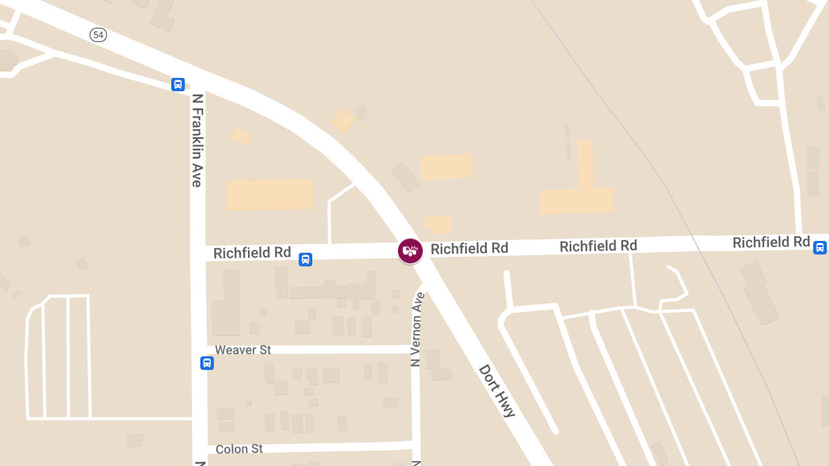Crash with Injuries at 2302 Richfield Rd
