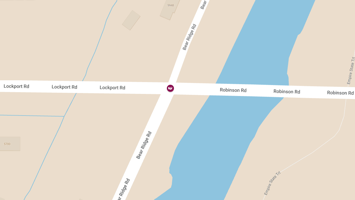 Crash with Injuries at Bear Ridge Rd & Lockport Rd