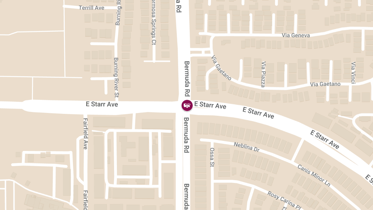 Crash with Injuries at Bermuda Rd and E Starr Ave