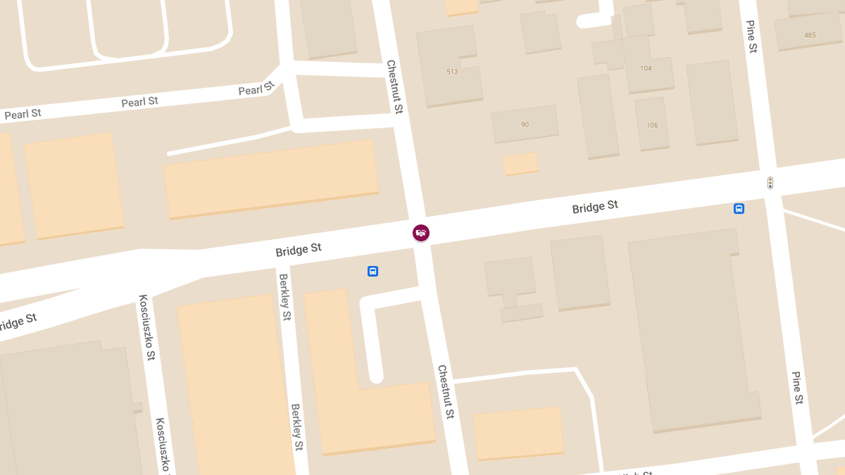 Crash with Injuries at Bridge St & Chestnut St