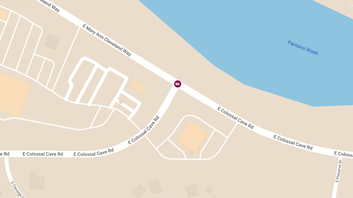 Crash with Injuries at Colossal Cave Rd & Mary Ann Cleveland