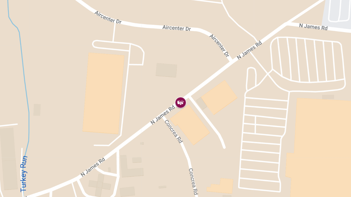 Crash with Injuries at Concrea Rd & N James Rd