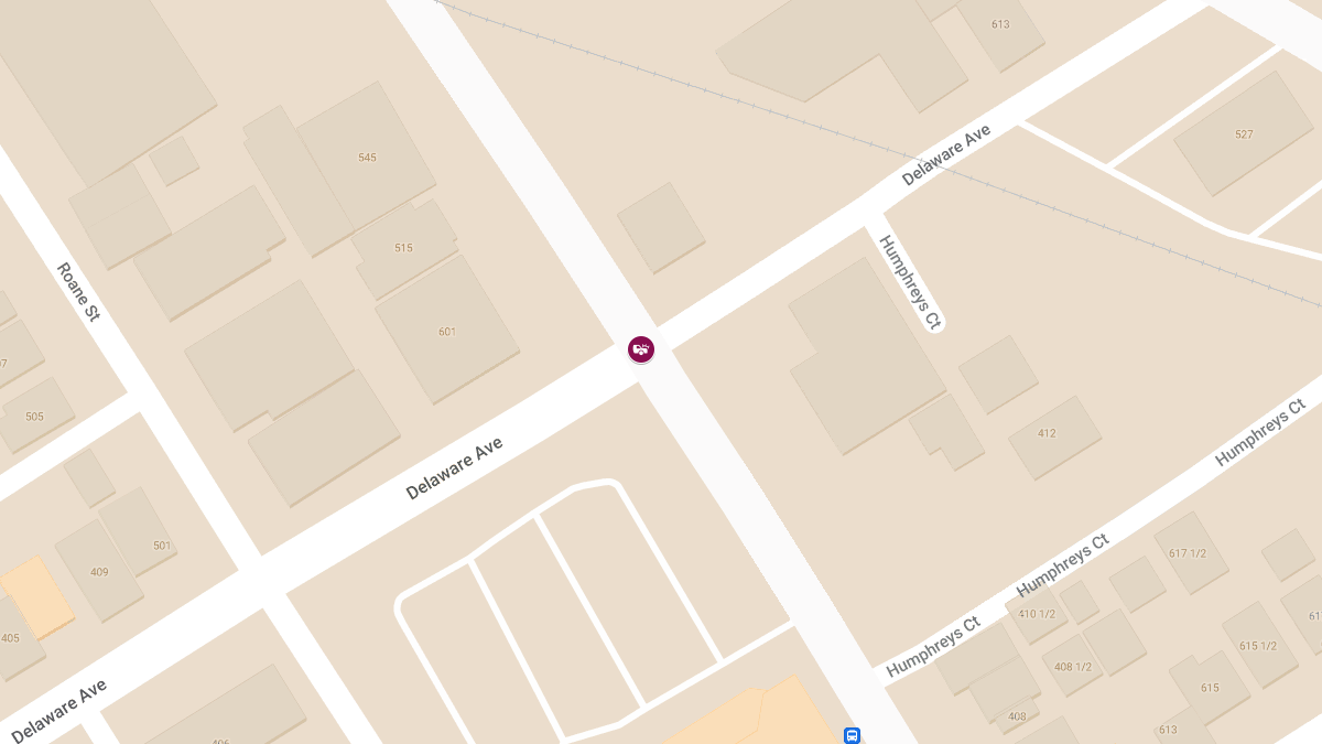 Crash with Injuries at Delaware Ave & Lee St W