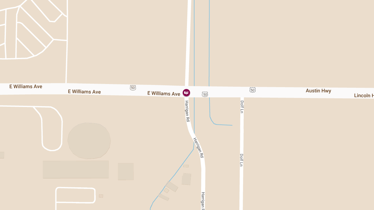 Crash with Injuries at E Williams Ave and Harrigan Rd