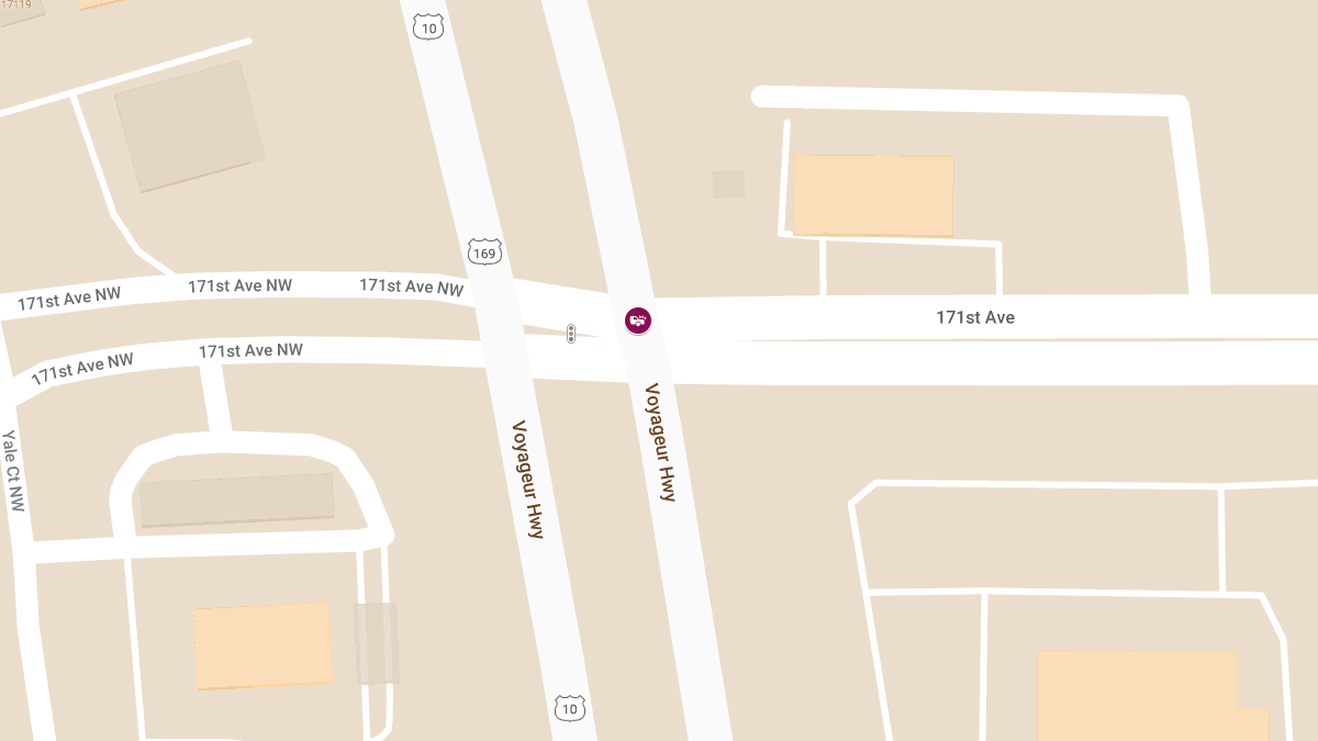 Crash with Injuries at EB Hwy 10 & 171st Ave