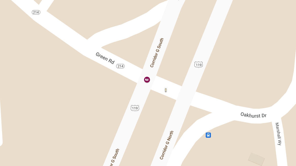 Crash with Injuries at Green Rd & Corridor G S
